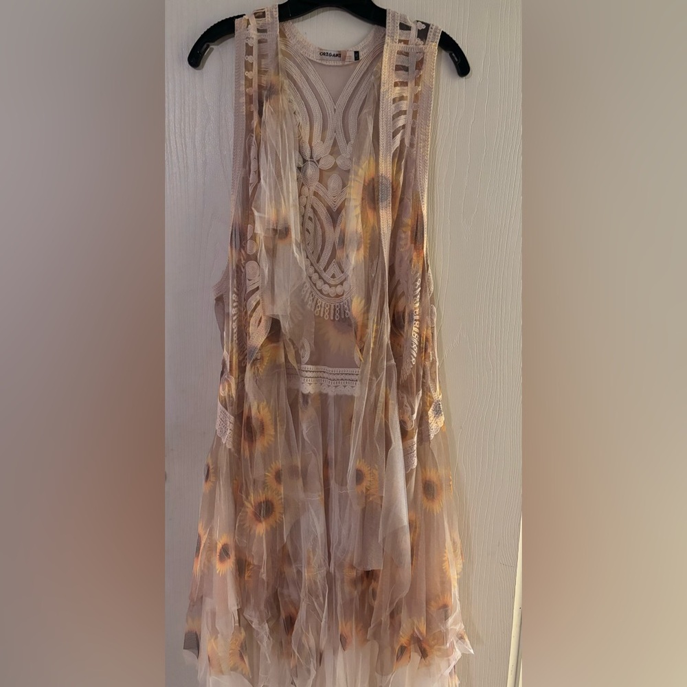 Origami Boutique Sunflower Duster